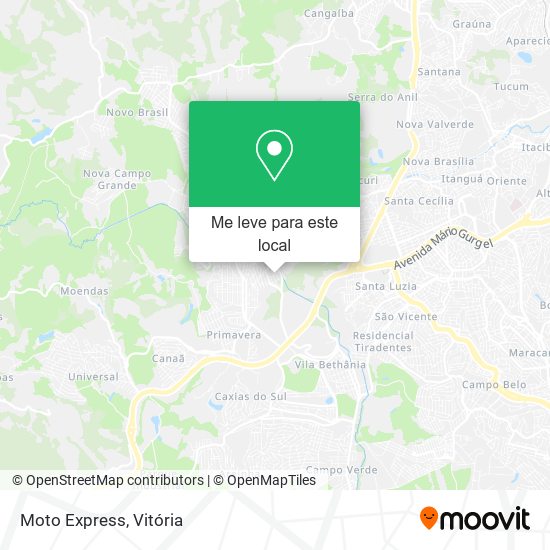 Moto Express mapa