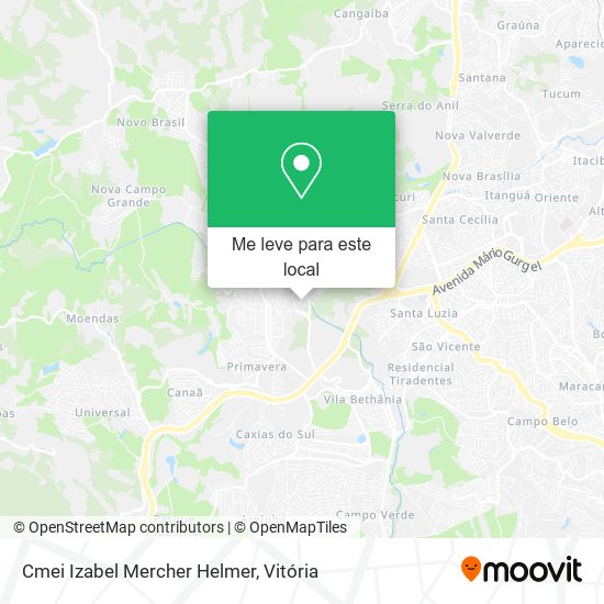 Cmei Izabel Mercher Helmer mapa