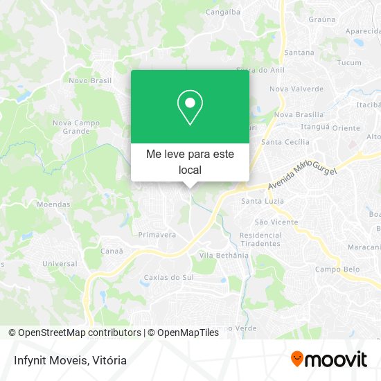 Infynit Moveis mapa