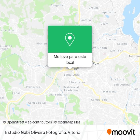 Estúdio Gabi Oliveira Fotografia mapa
