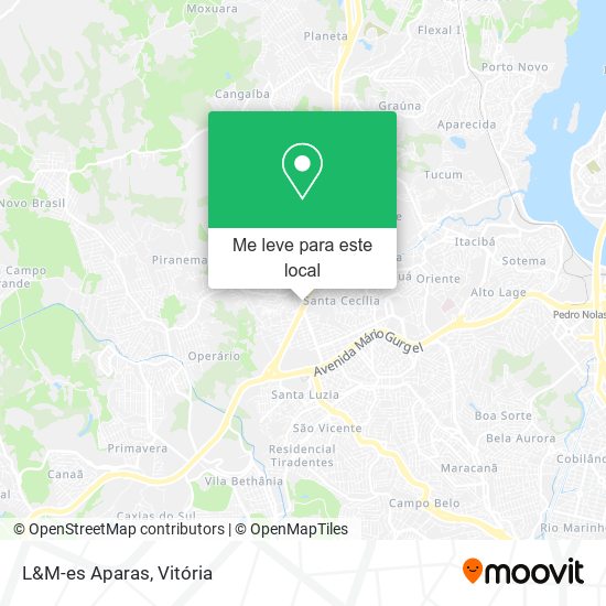 L&M-es Aparas mapa