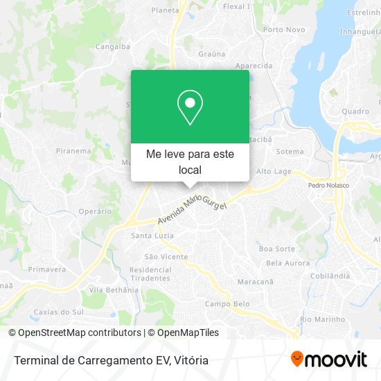 Terminal de Carregamento EV mapa