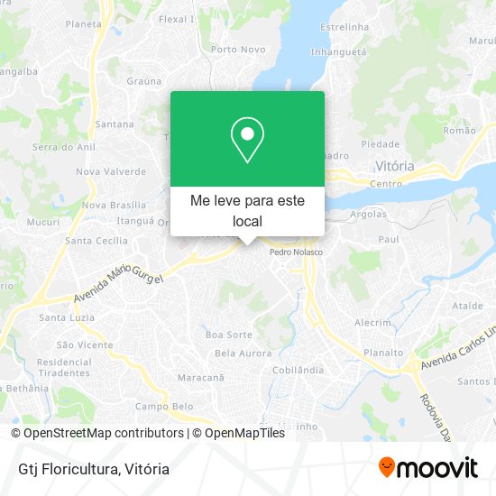 Gtj Floricultura mapa