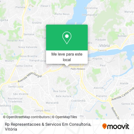 Rp Representacoes & Servicos Em Consultoria mapa