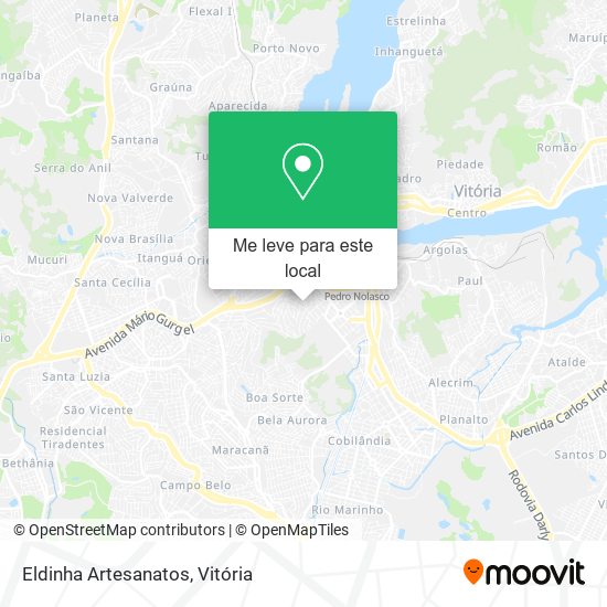 Eldinha Artesanatos mapa