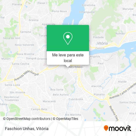Faschion Unhas mapa