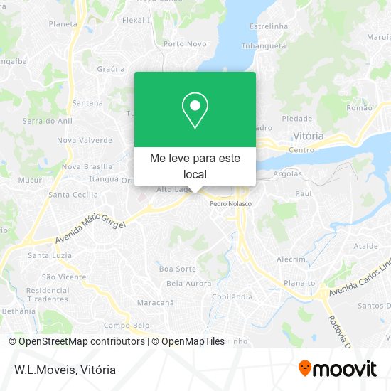 W.L.Moveis mapa