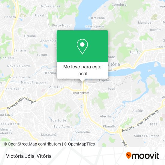 Victória Jóia mapa
