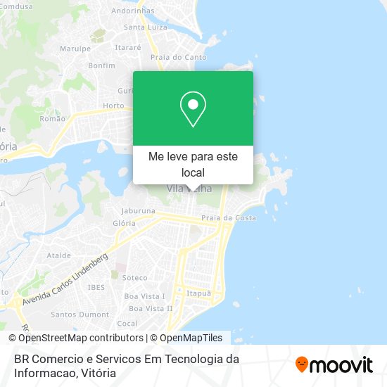 BR Comercio e Servicos Em Tecnologia da Informacao mapa
