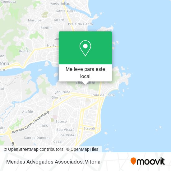 Mendes Advogados Associados mapa