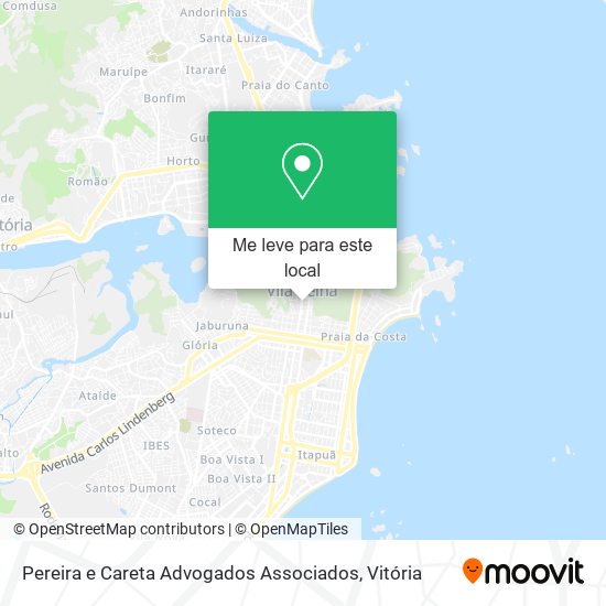 Pereira e Careta Advogados Associados mapa