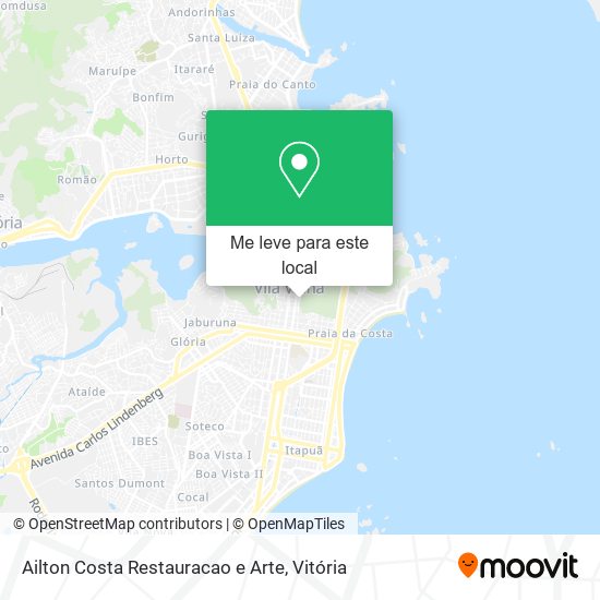 Ailton Costa Restauracao e Arte mapa