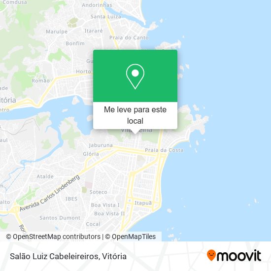 Salão Luiz Cabeleireiros mapa