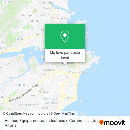 Acimaq Equipamentos Industriais e Comerciais Ltda mapa