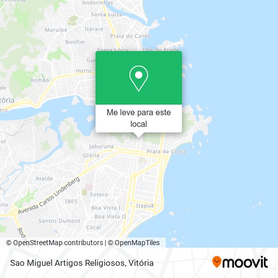 Sao Miguel Artigos Religiosos mapa