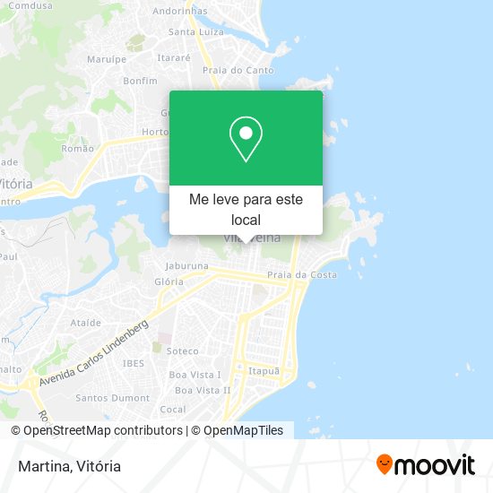 Martina mapa