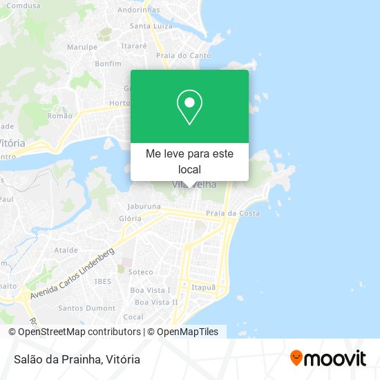 Salão da Prainha mapa
