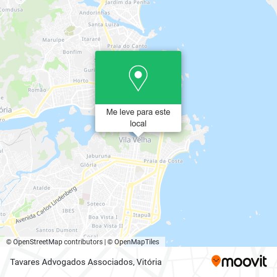 Tavares Advogados Associados mapa