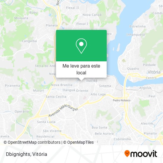 Dbignights mapa