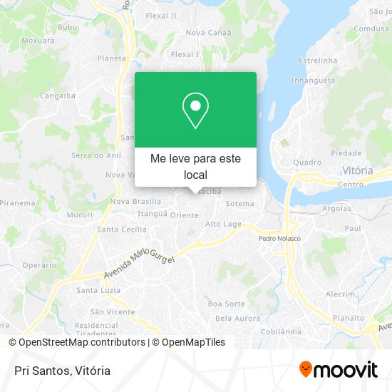Pri Santos mapa