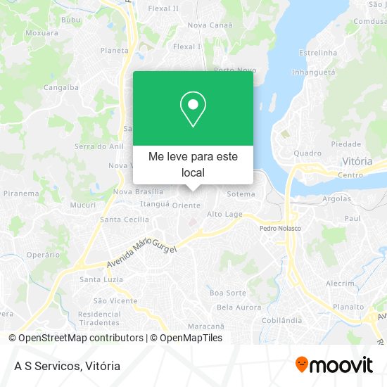 A S Servicos mapa