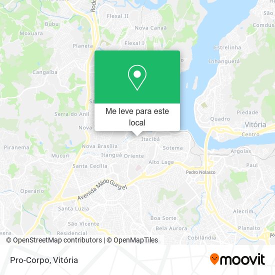 Pro-Corpo mapa