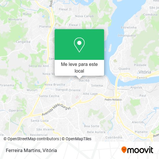 Ferreira Martins mapa