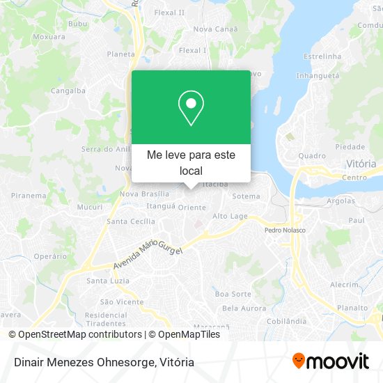 Dinair Menezes Ohnesorge mapa