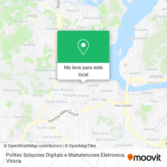 Politec Solucoes Digitais e Manutencoes Eletronica mapa