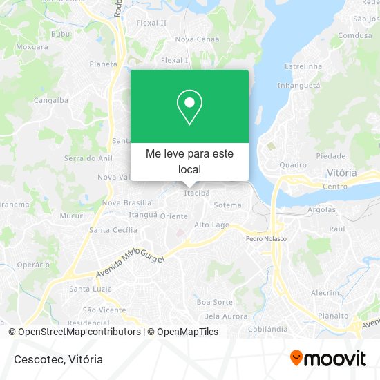 Cescotec mapa