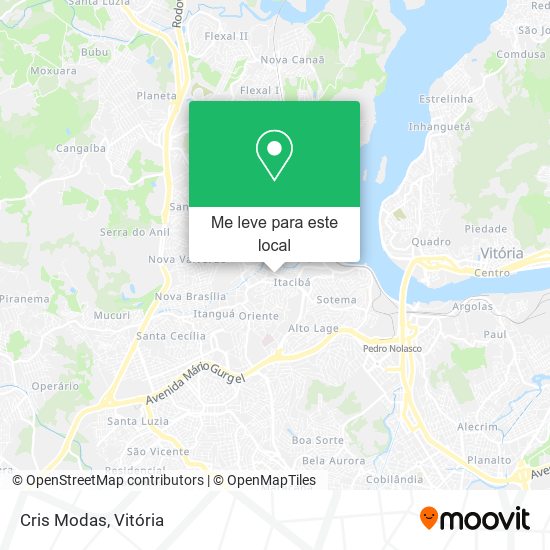 Cris Modas mapa