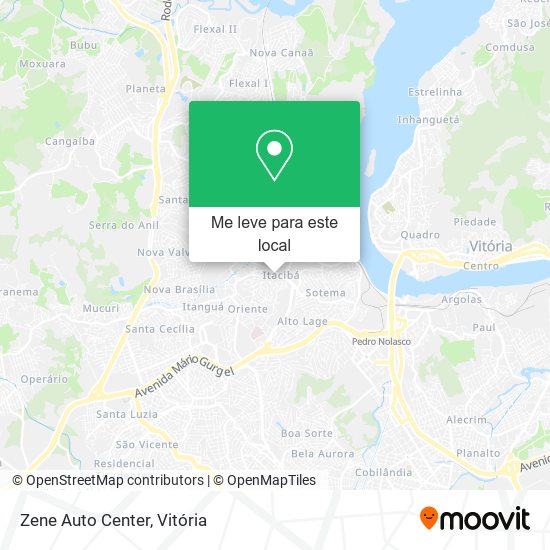 Zene Auto Center mapa