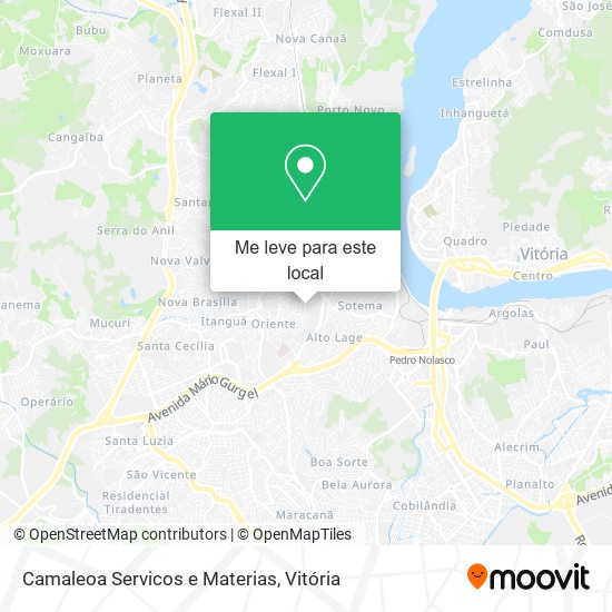 Camaleoa Servicos e Materias mapa