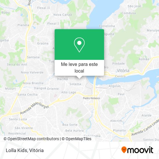 Lolla Kids mapa
