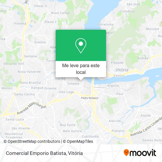 Comercial Emporio Batista mapa