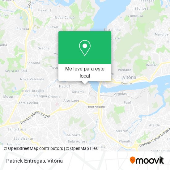 Patrick Entregas mapa