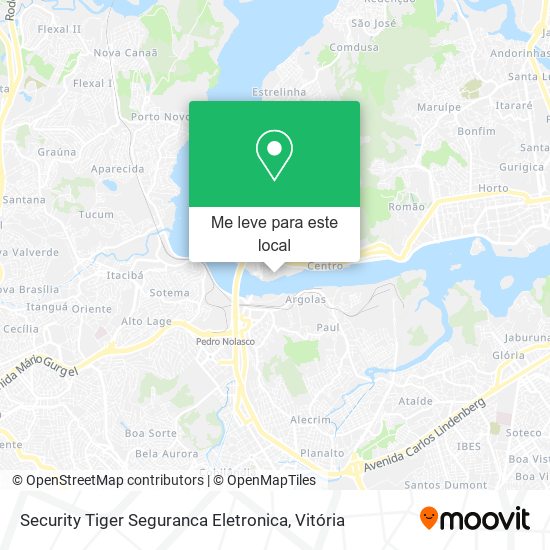 Security Tiger Seguranca Eletronica mapa