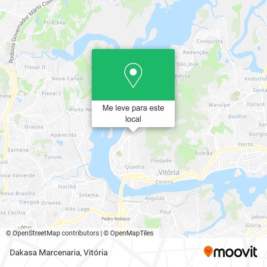Dakasa Marcenaria mapa