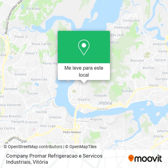 Company Promar Refrigeracao e Servicos Industriais mapa
