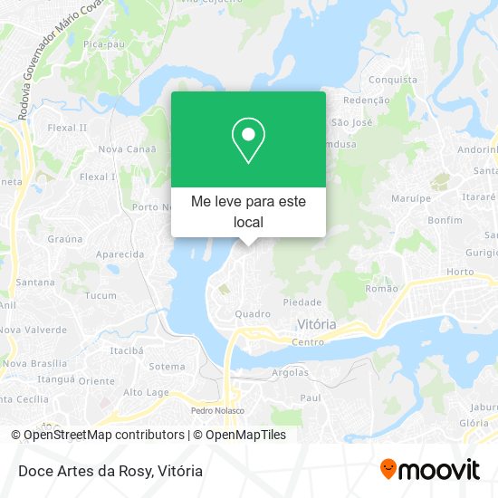 Doce Artes da Rosy mapa