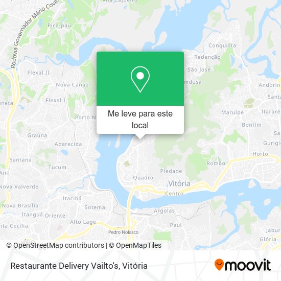 Restaurante Delivery Vailto's mapa