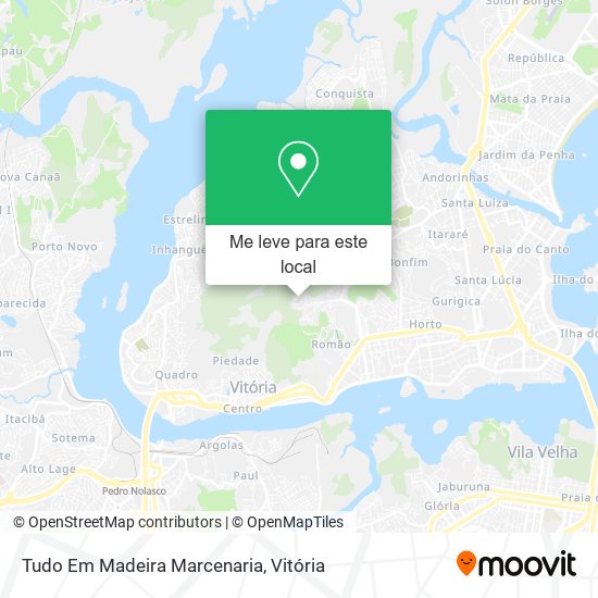 Tudo Em Madeira Marcenaria mapa