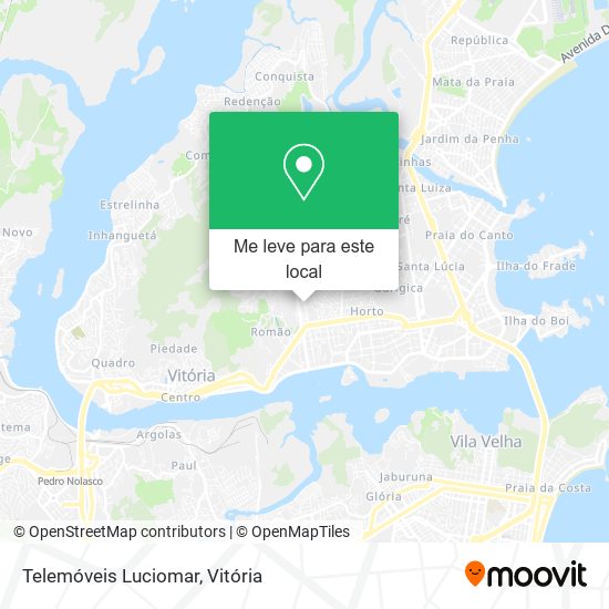 Telemóveis Luciomar mapa