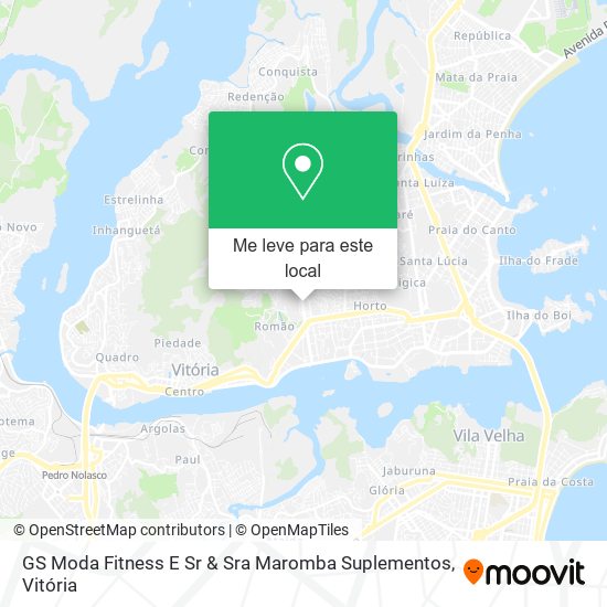 GS Moda Fitness E Sr & Sra Maromba Suplementos mapa