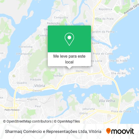 Sharmaq Comércio e Representações Ltda mapa