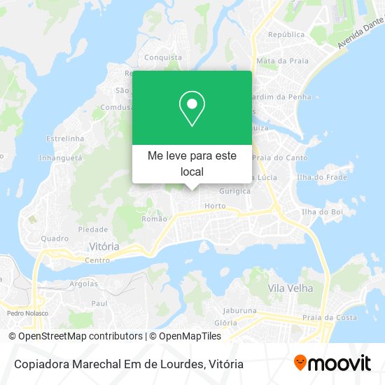 Copiadora Marechal Em de Lourdes mapa