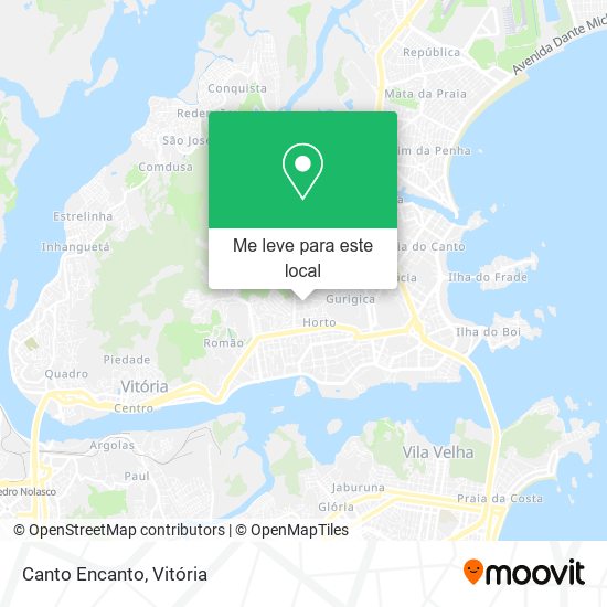 Canto Encanto mapa