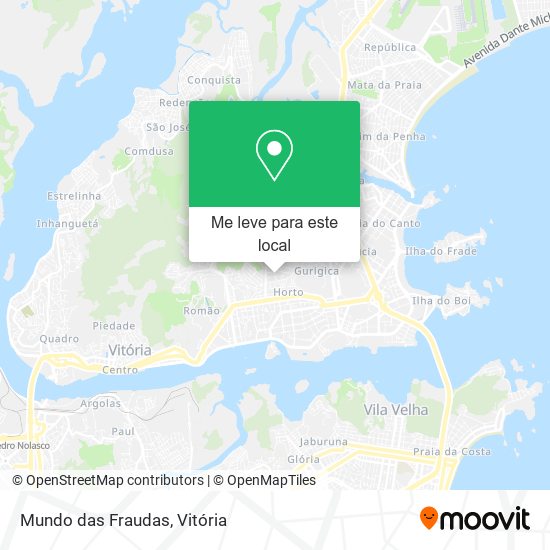 Mundo das Fraudas mapa