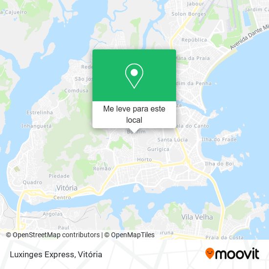 Luxinges Express mapa