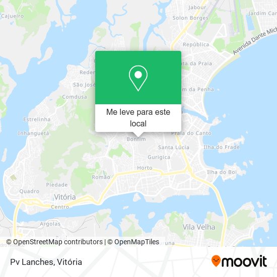 Pv Lanches mapa